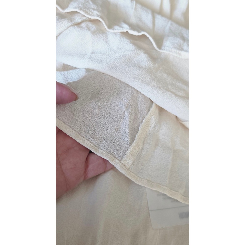 Reformation woodson Lace Trim VTG lingerie inspired Dress cottagecore RTL $298 - Picture 11 of 13
